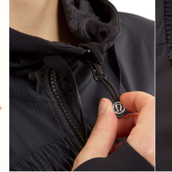 Lululemon Reversible Dance studio jacket size 2 black - Picture 2 of 6